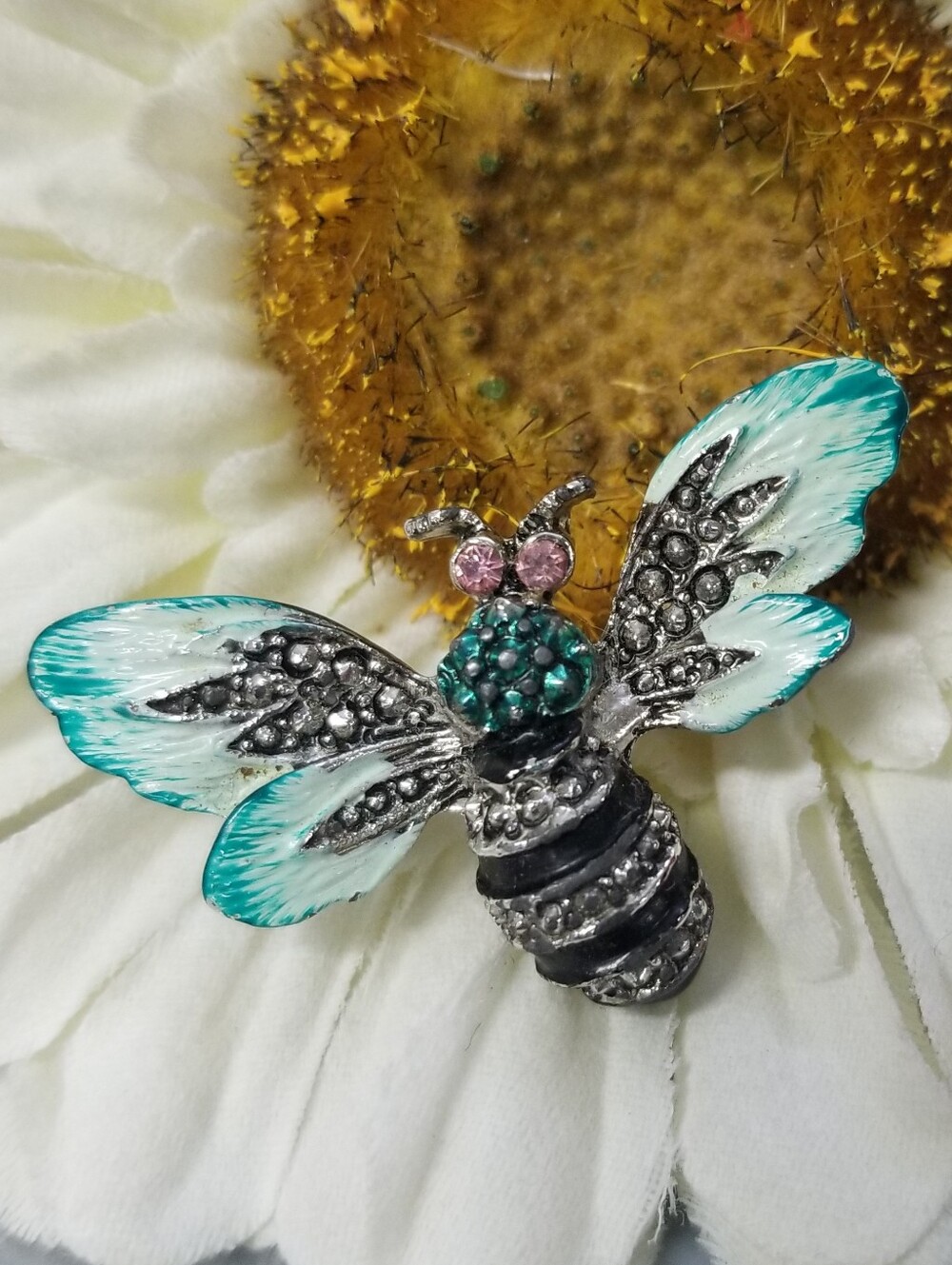 Whimsical Vintage Bee Brooch